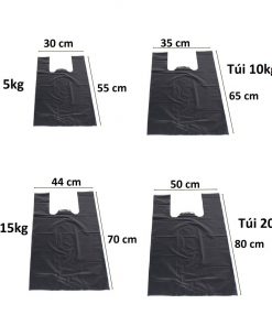 Túi PE - Túi đen các size